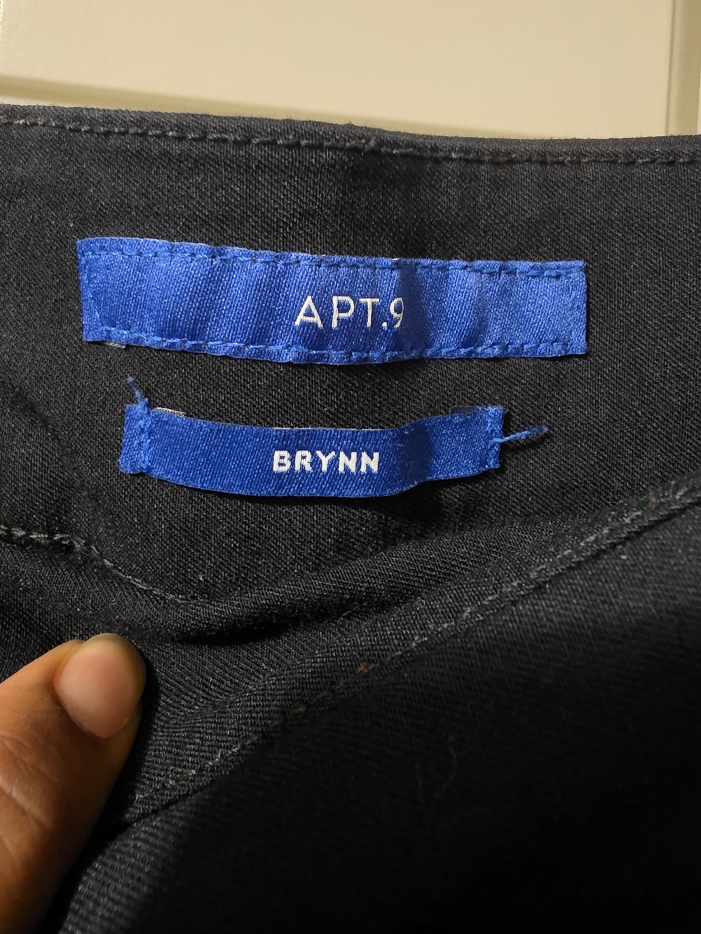 Apt. 9 Black Stretch Pull-On Trousers - Picture 5 of 8